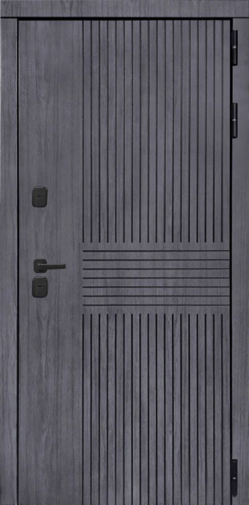 Входная дверь ДвериПРО Берген ФЛ-256 (10мм, бетон снежный) DPRO204309 внешняя сторона